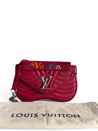 LOUIS VUITTON  Calfskin New Wave Chain MM Sac Tasche