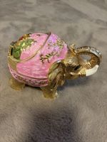 Elefant Ascher pink goldfarben neuwertig