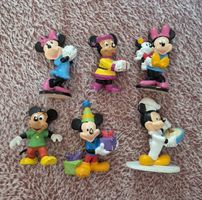 6 Figuren Mickey + Minnie Mouse (80/90er Jahre)