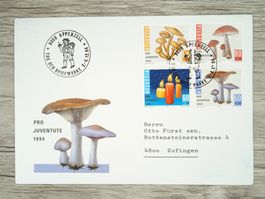 TR100 Enveloppe Suisse + Timbre 1994