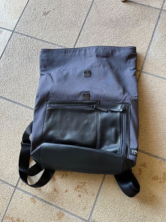 rucksack schwarz blau