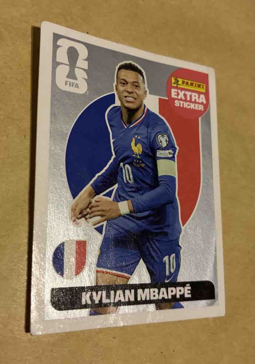 Panini Sammelbilder & Trading cards: Panini Extra Sticker Kylian Mbappé Silber – Neu (gemäss Beschreibung) aus Stäfa von greety1981 1