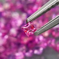 Vrai 0.06ct Natur Burma Rubin geprüft Edelstein Gemstone