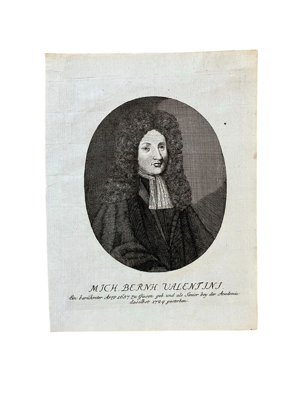 Incisioni: Michael Bernardus Valentini. Line engraving – Usato da Uster venduto da TricottetCollection