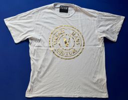 T-shirt Versace Jeans Couture - Blanc/Or XL Comme neuf