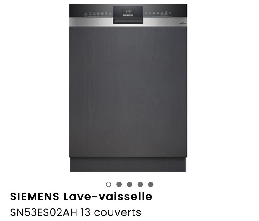 Lave vaisselle Siemens encastrable SN53ES17AH (Neuf (Voir description — free download