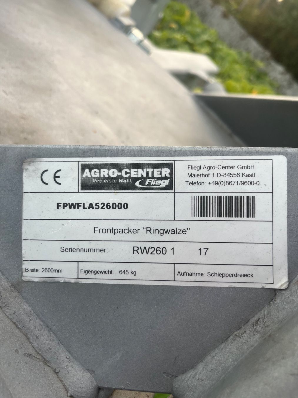 Toutes les machines: Fliegl Frontpacker (Ringwalze) – D'occasion à Vordemwald par hof_4803 3