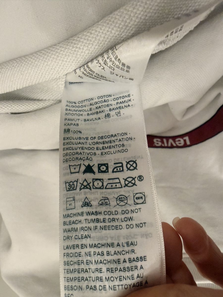 Levi's Maglioni & Felpe: Levi's Cropped Pullover Weiss, Gr. S, Baumwolle – Usato da Einsiedeln venduto da important__ 3