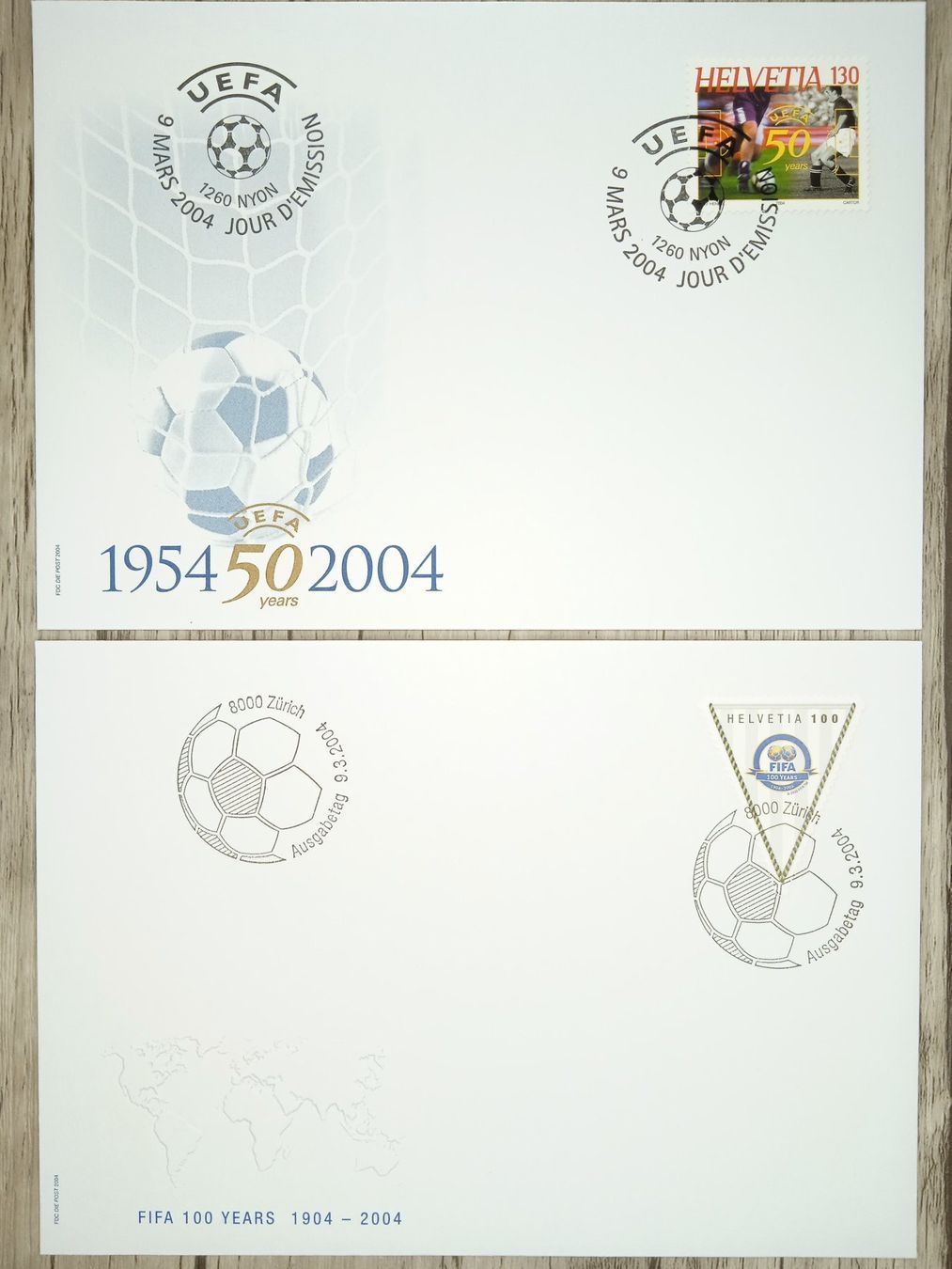 Tutti i francobolli: TR07 Enveloppe + Timbre Suisse 2004 – Usato da Cousset venduto da Patrick_Collections