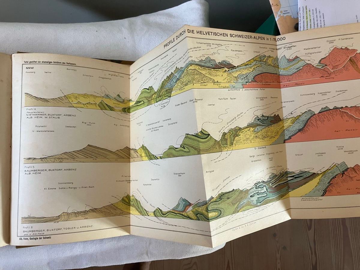Libri: Albert Heim Geologie der Schweiz – Usato da ZUERICH venduto da Carolus1 4