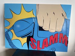 Pop Art Impression sur Panneau Slamm Deborah Azzopardi