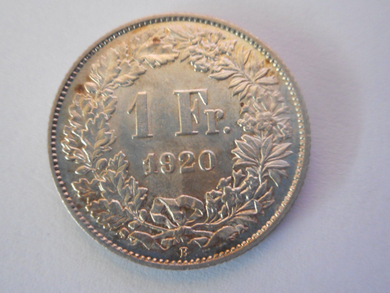 Tutti le monete: 1 Fr. 1920 silber  unz mit Patina – Nuovo (secondo la descrizione) da Kriegstetten venduto da pizlad2010
