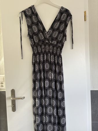 Sommerkleid schwarz/weiss, Gr. S