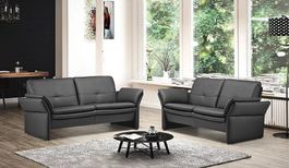 2er und 2.5er Sofa FLORIS echtes Leder anthrazit