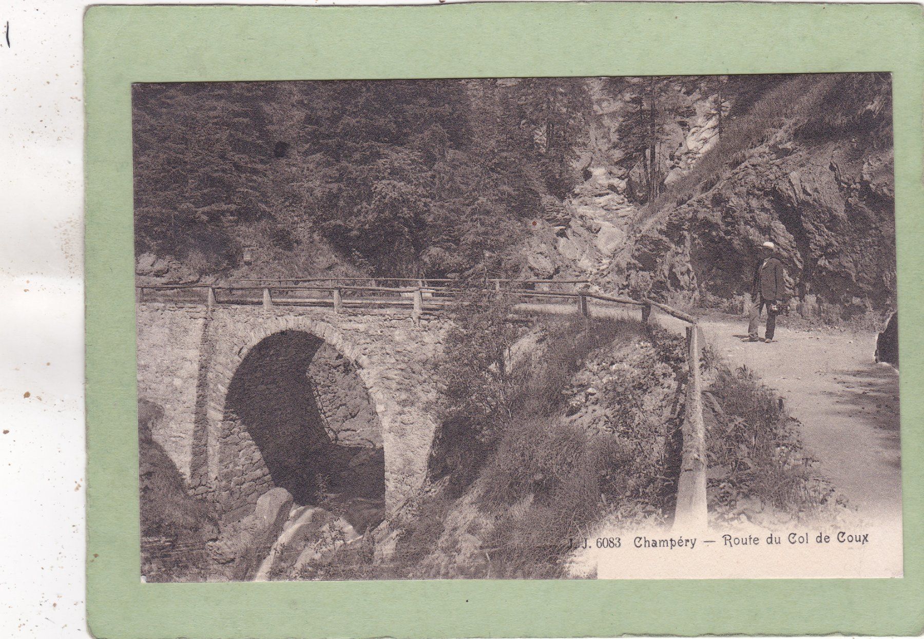 Cartoline postali: Champéry  Route du Col de Coux – Usato da Herisau venduto da Lisegrat2008