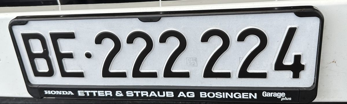 Insegne: BE 222224 – Usato da Biel/Bienne venduto da Blueflug 1