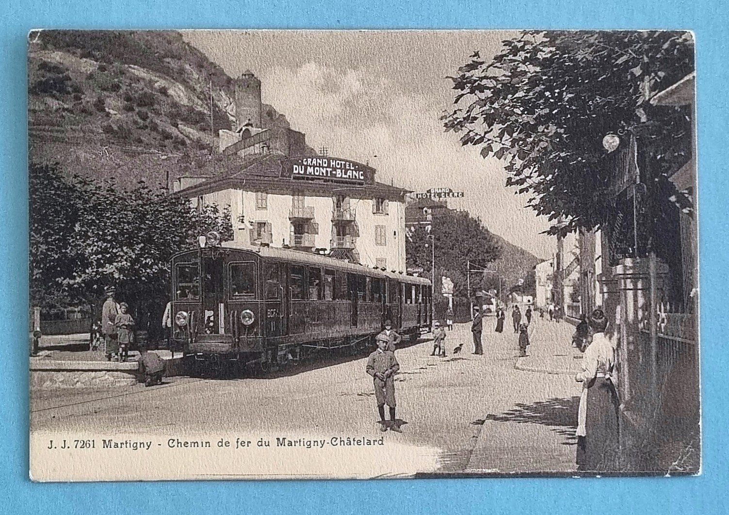 Ansichtskarten: Martigny - Chemin de Fer pour Chatelard -  1928 – Gebraucht aus Rothrist von RROENK
