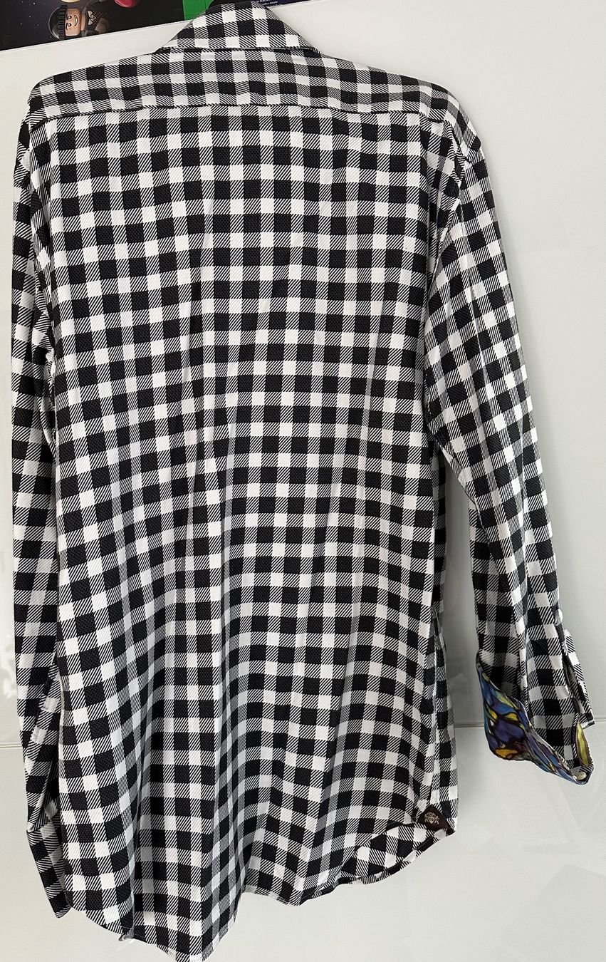 Camicie: langarm Hemd schwarz weiss – Usato da Zürich venduto da Jony2003 3
