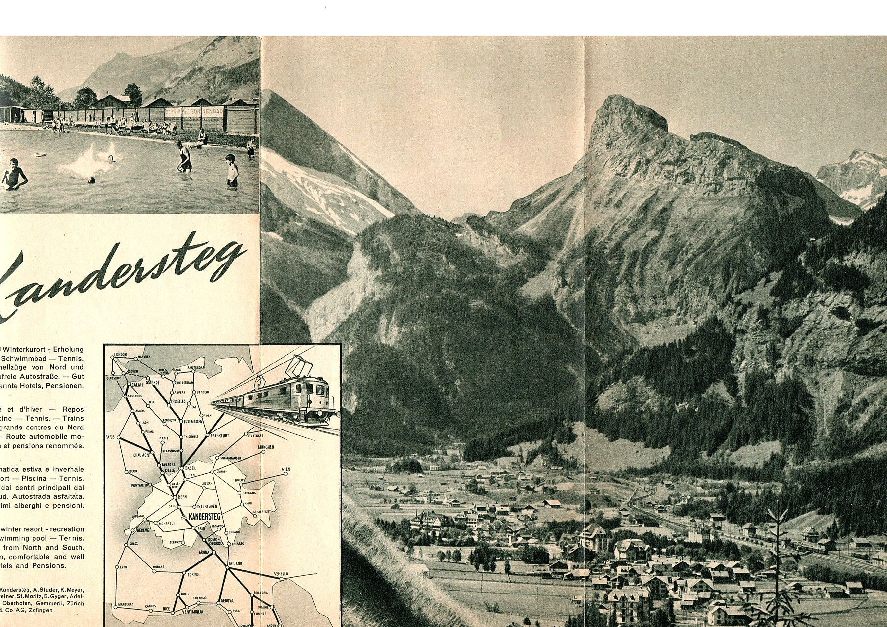 Documenti: Broschüre Kandersteg 1950er – Usato da Mörschwil venduto da aik_x8mc 3