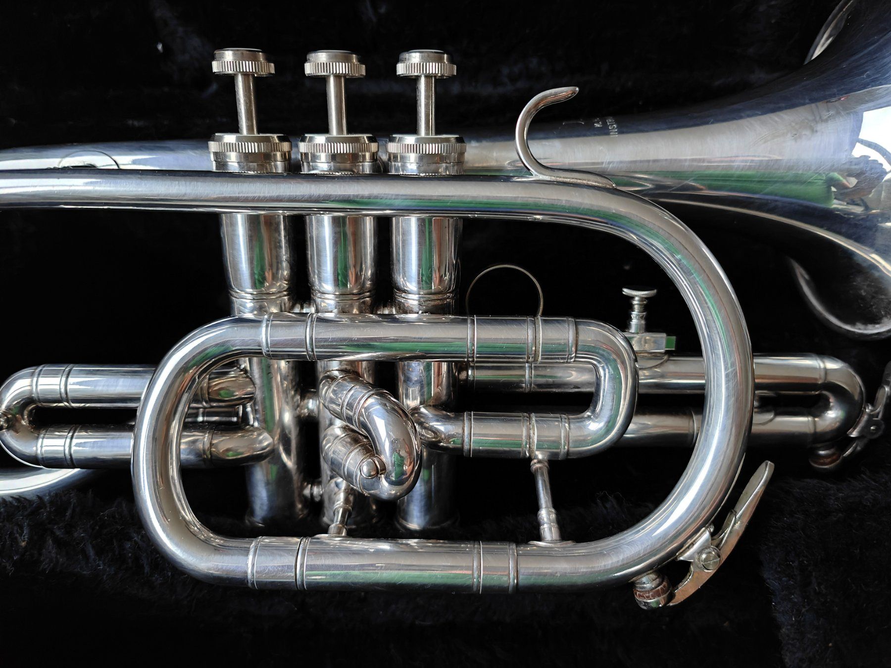 Jupiter Strumenti musicali: Cornett Taschentrompete JUPITER silber – Usato da Lachen SZ venduto da PizBuin35 8