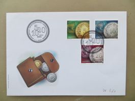 Brief FDC Schweizer Münzen 2022 (Satz)