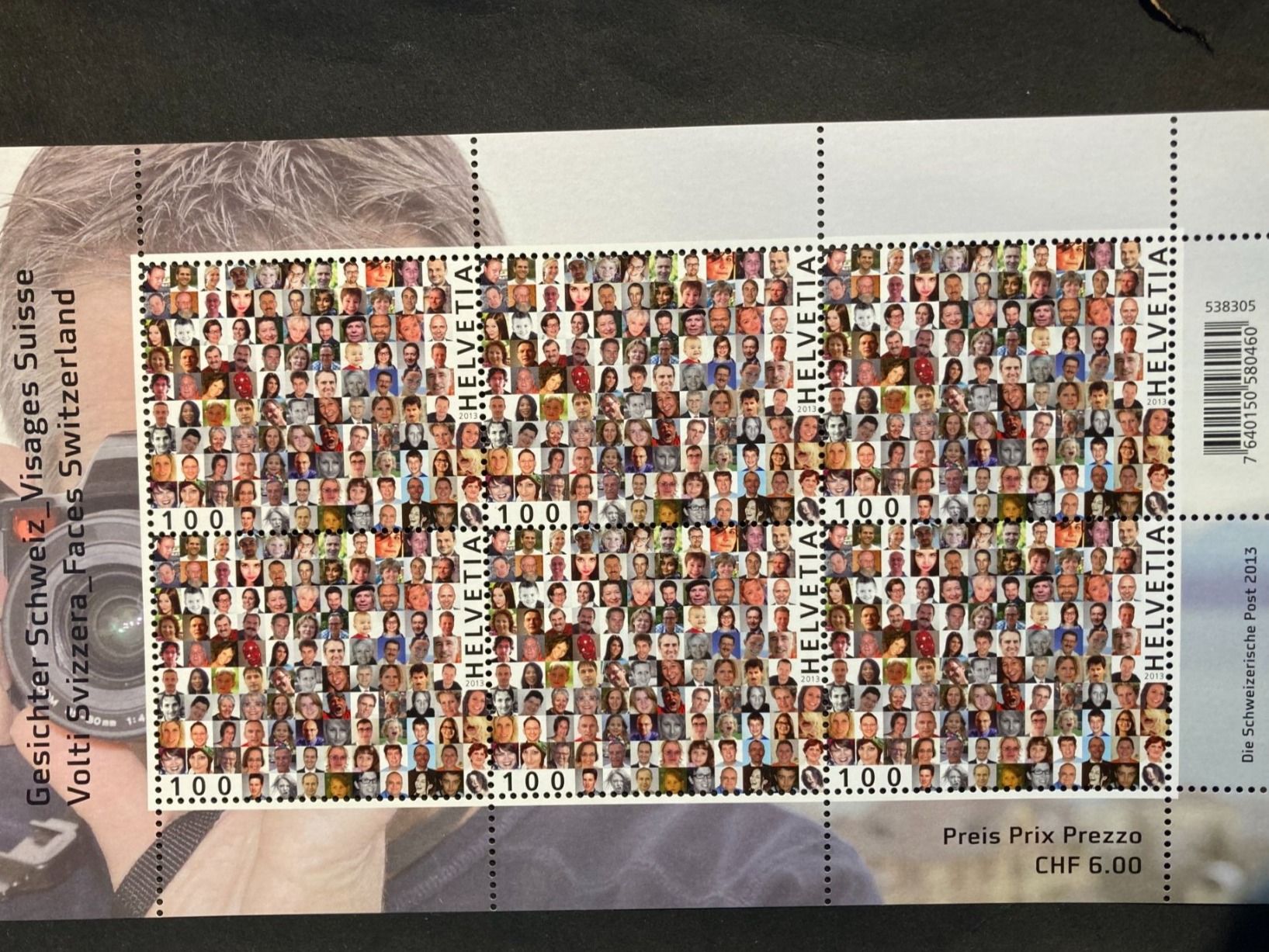 Tutti i francobolli: Schweiz 2013 Kleinbogen Gesichter der Schweiz postfrisch – Nuovo (secondo la descrizione) da Liestal venduto da schnueps
