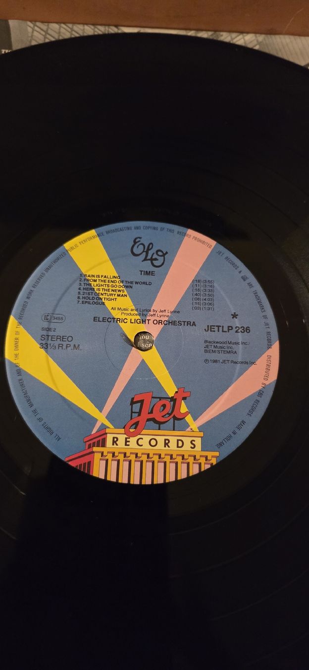 Dischi in vinile: Electric Light Orchestra - Time  1981 Vg,G – Usato da Yvonand venduto da RF-VINYL 4