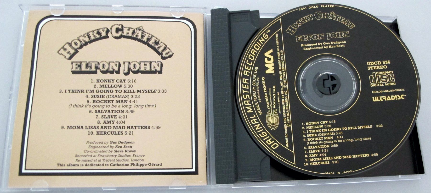 CD: Elton John Honky Château Original MFSL Master Recording – Usato da Reinach AG venduto da Yaris6 3