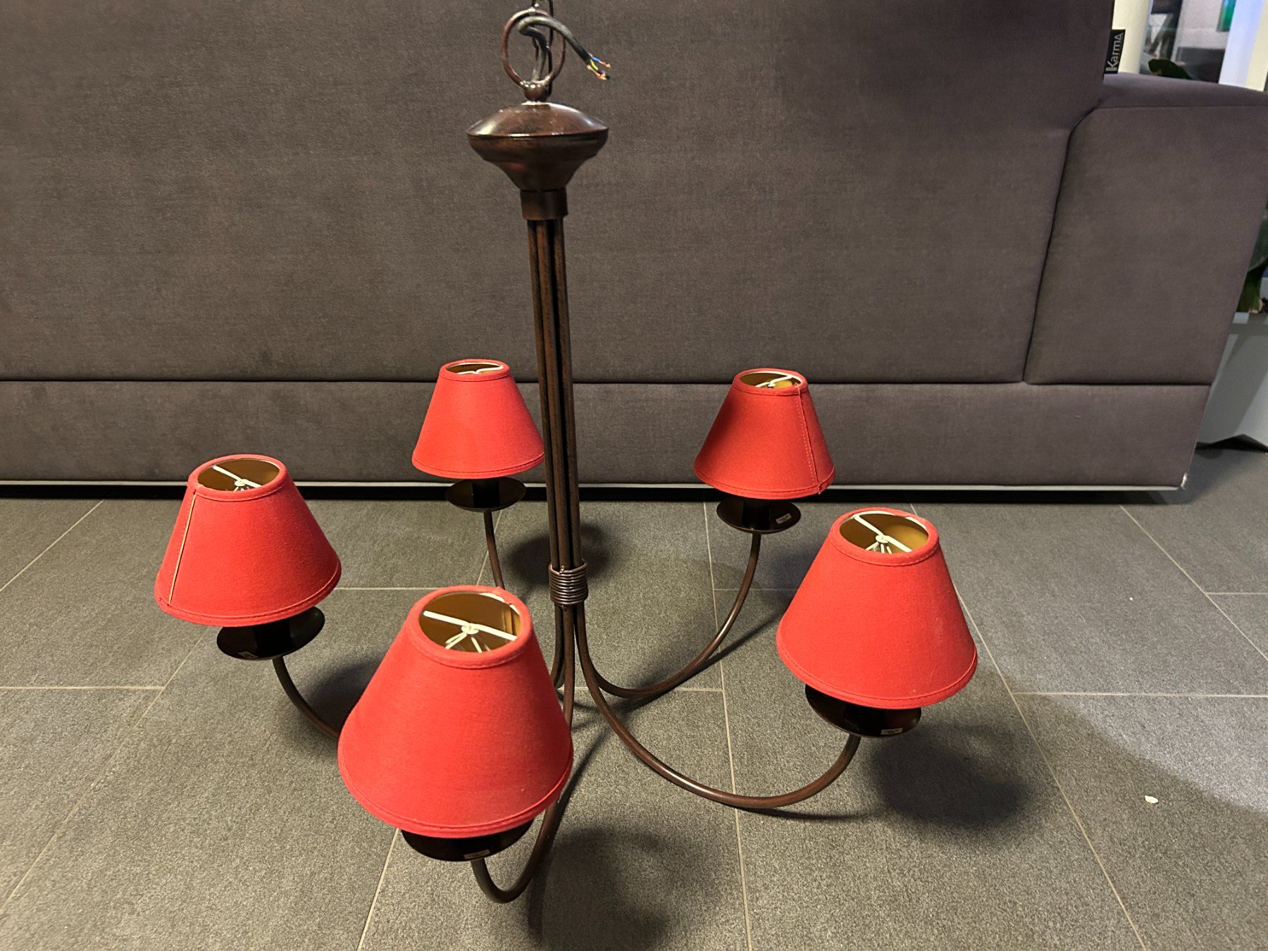 Lampadari & plafoniere: 5-armige Pendelleuchte – Usato da Zug venduto da Maxlogan