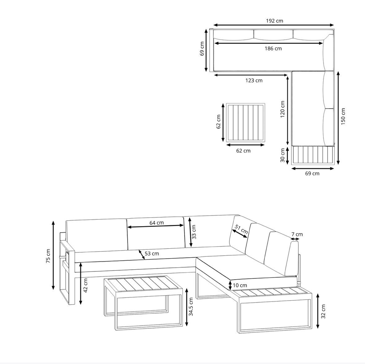 Gonser Divani: Lounge inkl. wetterfeste Rattanbox für Kissen – Nuovo (secondo la descrizione) da Buochs venduto da shivashila 8
