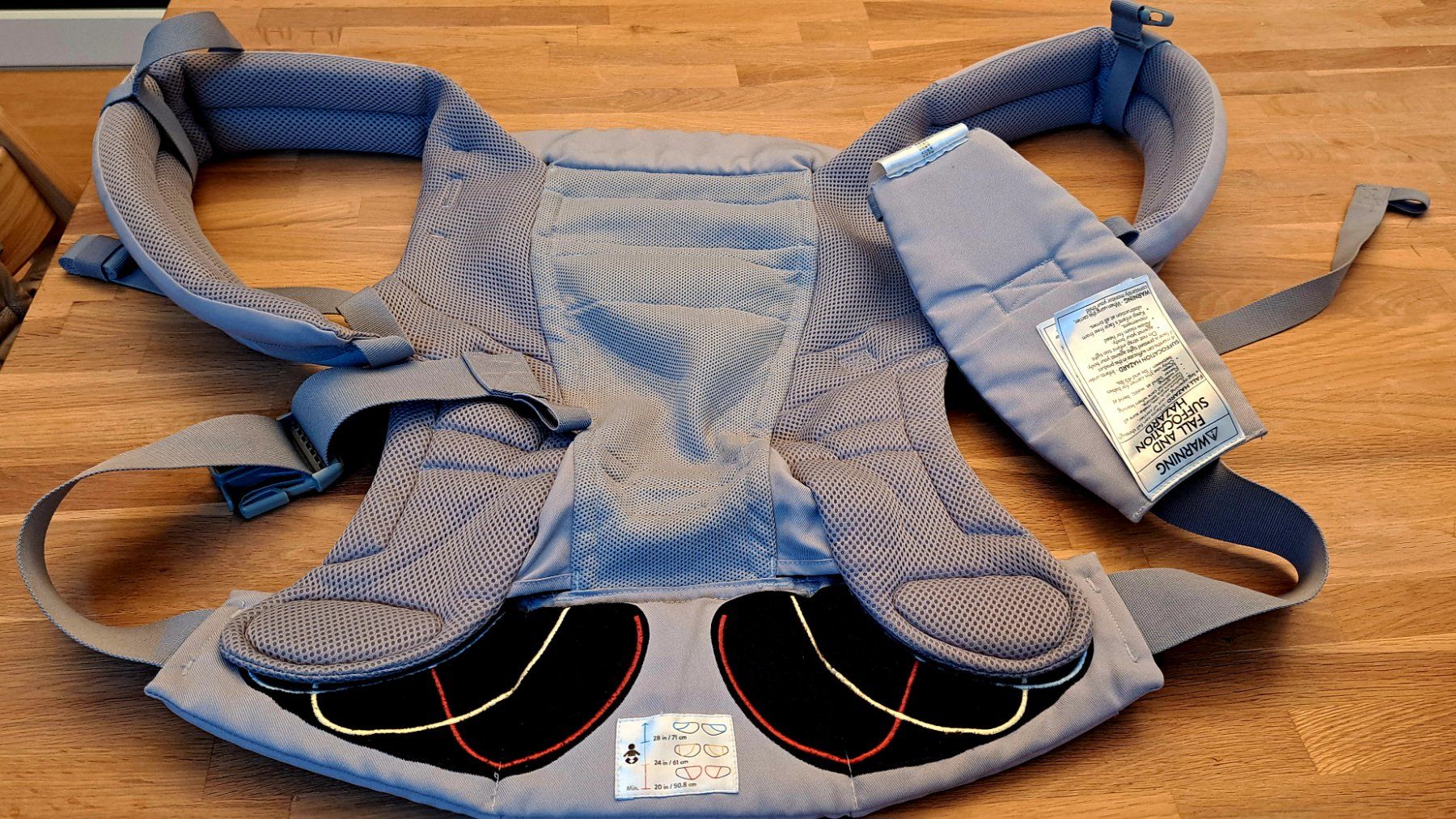 Ergo Baby Marsupi portabebè: Ergobaby Adapt Cool Air Mesh pearl grey – Usato da Müllheim Dorf venduto da Miss_suisse 2