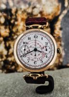 Seltener Universal Watch Chronograph mit Roségoldbeschichtun