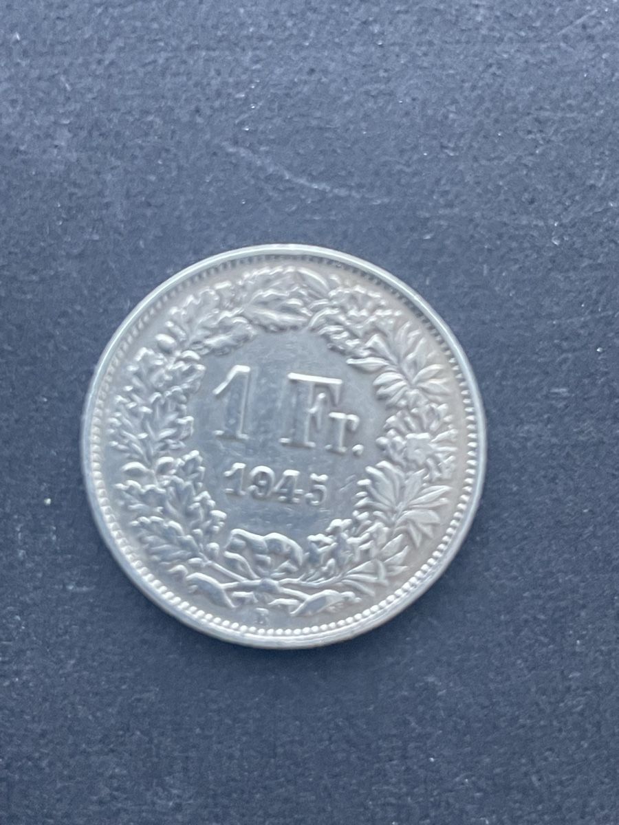 Tutti le monete: 1.- Silber CH Jahr 1945 – Usato da Meierskappel venduto da Hala03 1