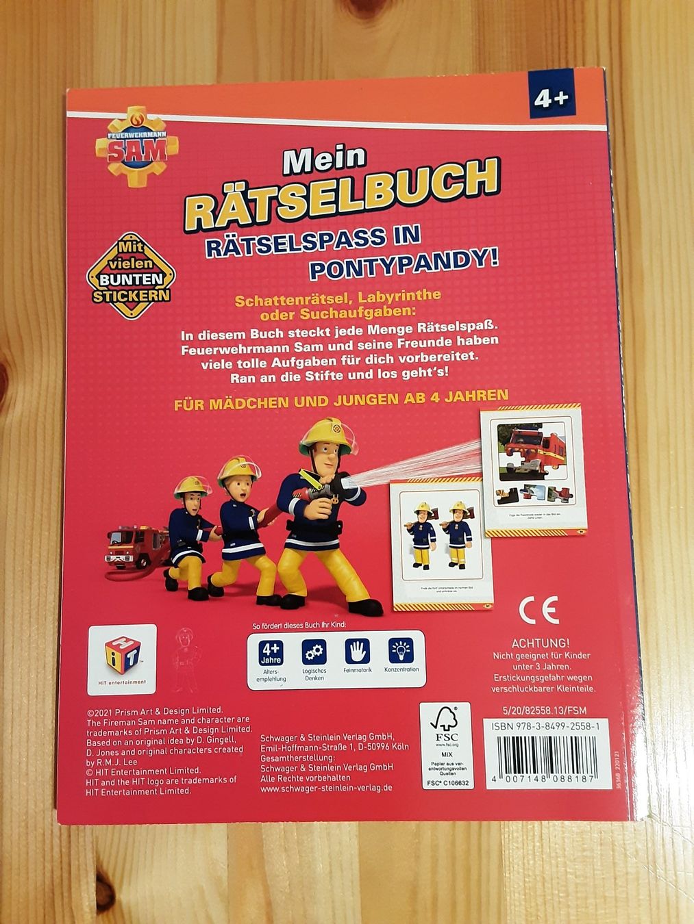 Bücher: Mein Rätselbuch Feuerwehrmann Sam – Neu und originalverpackt aus Glattfelden von Roman2504 1