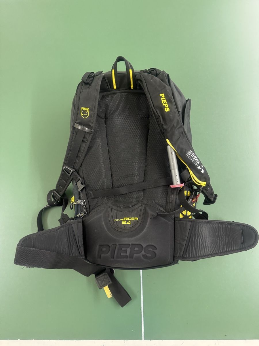 Zaini: Pieps Tour Rider 24 Jetforce Avalanche Backpack Black – Usato da Zürich venduto da ReinholdMessner 2