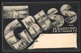 Mikroskop-AK Hamburg-Neustadt, Totalansi