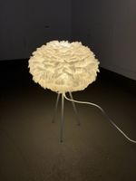 Tischlampe Feder weiss neuwertig