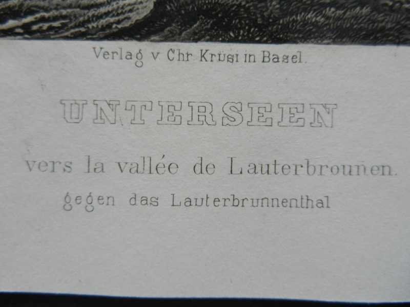 Incisioni: Unterseen Interlaken – Usato da Risch venduto da Rischli15 2