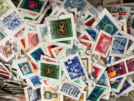 Frankreich Briefmarken zum ablösen 750 Gramm (3)