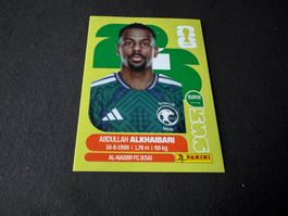 Panini Fussball WM 2026 Sticker Abdullah Al Khaibari KSA 11