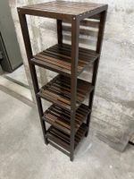 Regal dunkelbraun aus Holz