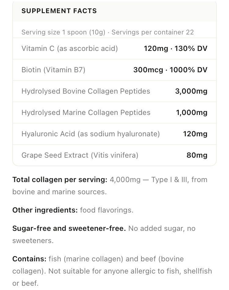 Lebensmittel & Spezialitäten: Elevate Multi Collagen Superblend – Neu und originalverpackt aus Zürich von toritorito 2