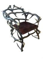 Fauteuil en bois de cerf