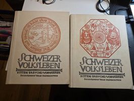 Schweizer Volksleben I & II - 1931- Eugen Rentsch Verlag