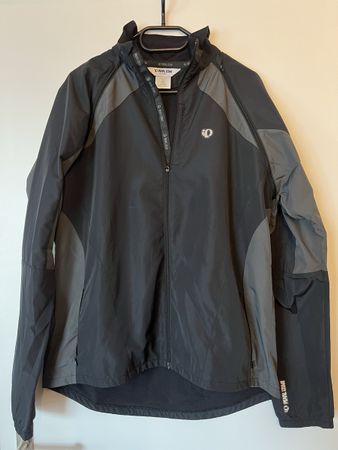 Pearl Izumi Velo Jacke, Schwarz/Grau, Grösse XL, Top!