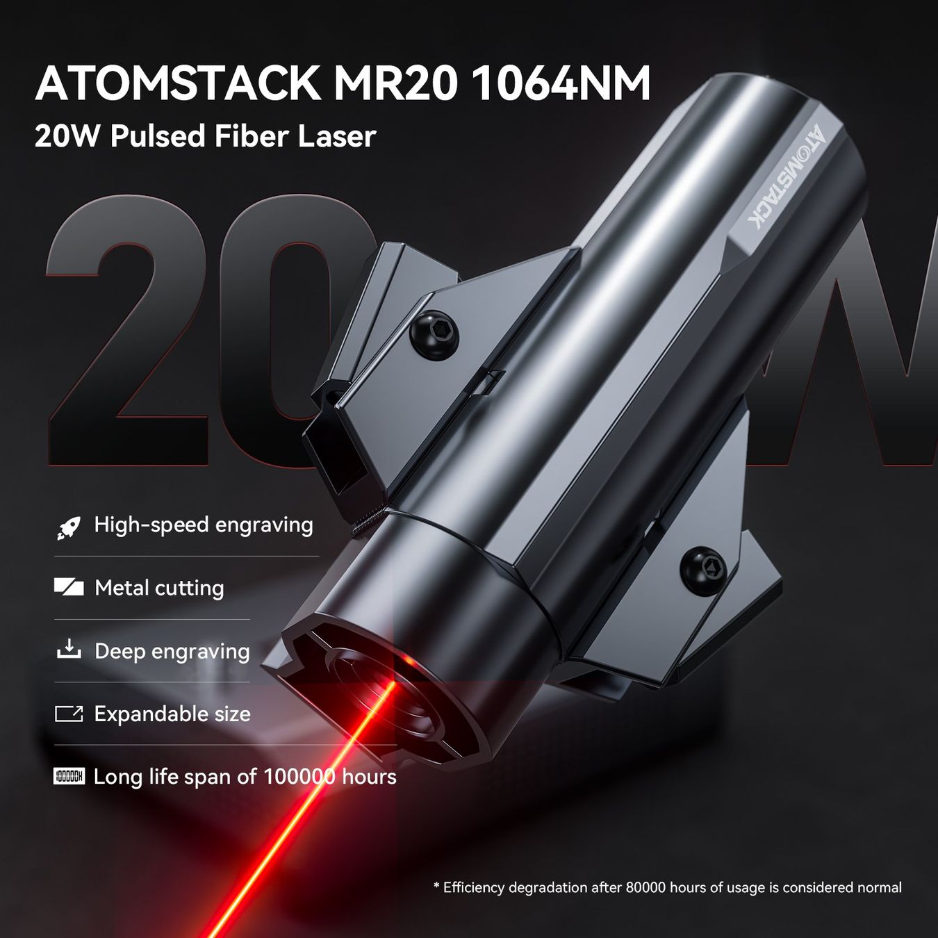 Stampanti 3D: ATOMSTACK MR20 20w Infrarot-Laser modul – Nuovo e nell'imballaggio originale da Malans GR venduto da BUYBEST-Schweiz 1