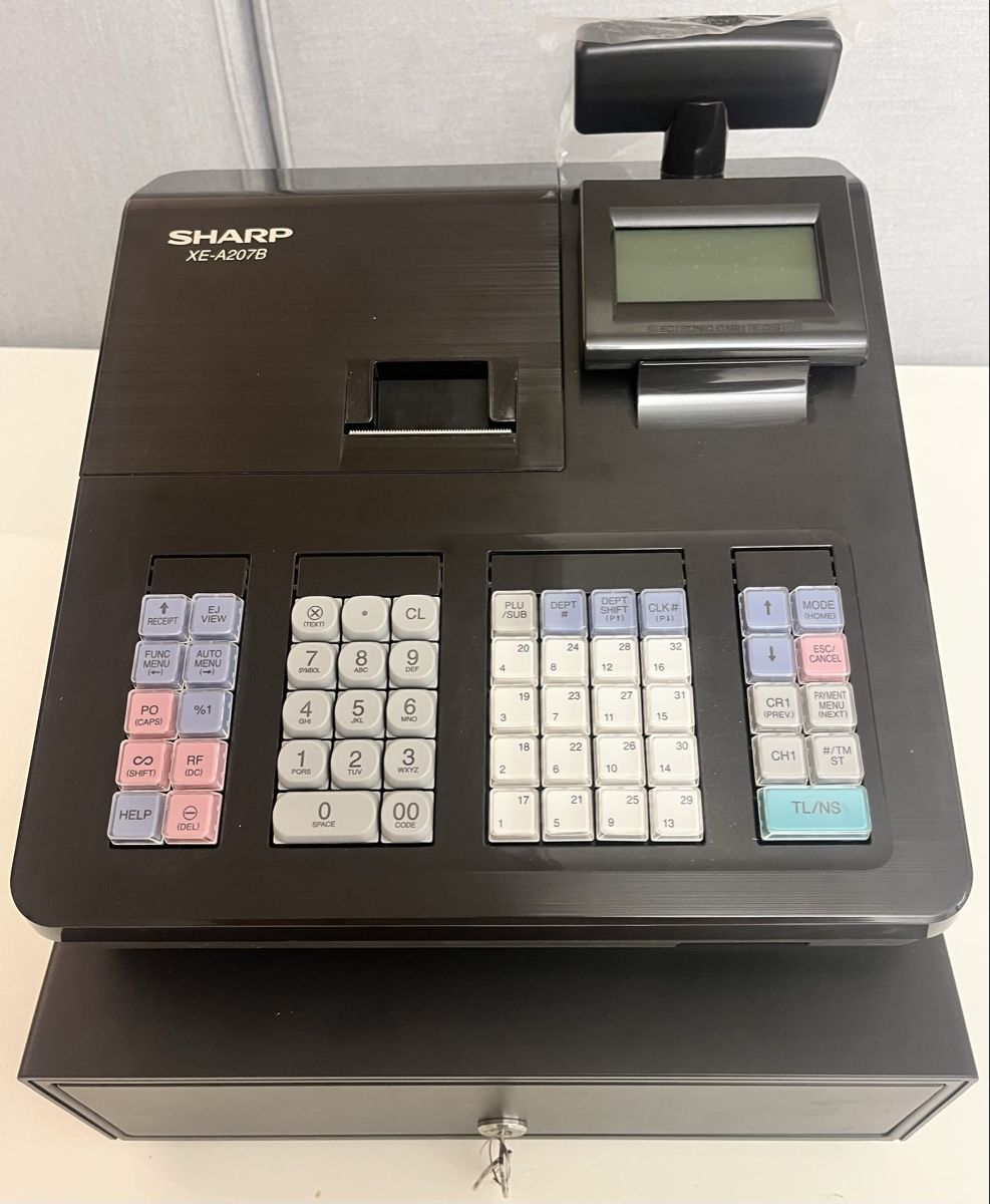 Sharp Kassen: Elektronische Kasse SHARP XE-A207B neuwertig – Neu (gemäss Beschreibung) aus Hergiswil NW von WoDu