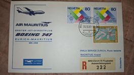 Swissair Zürich - Mauritius 31.10.1985