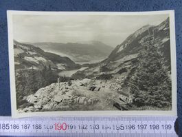 TSCHORRENALP BLICK AUF LUNGERNSEE 1930 ONW AK KLEBERREST HIN