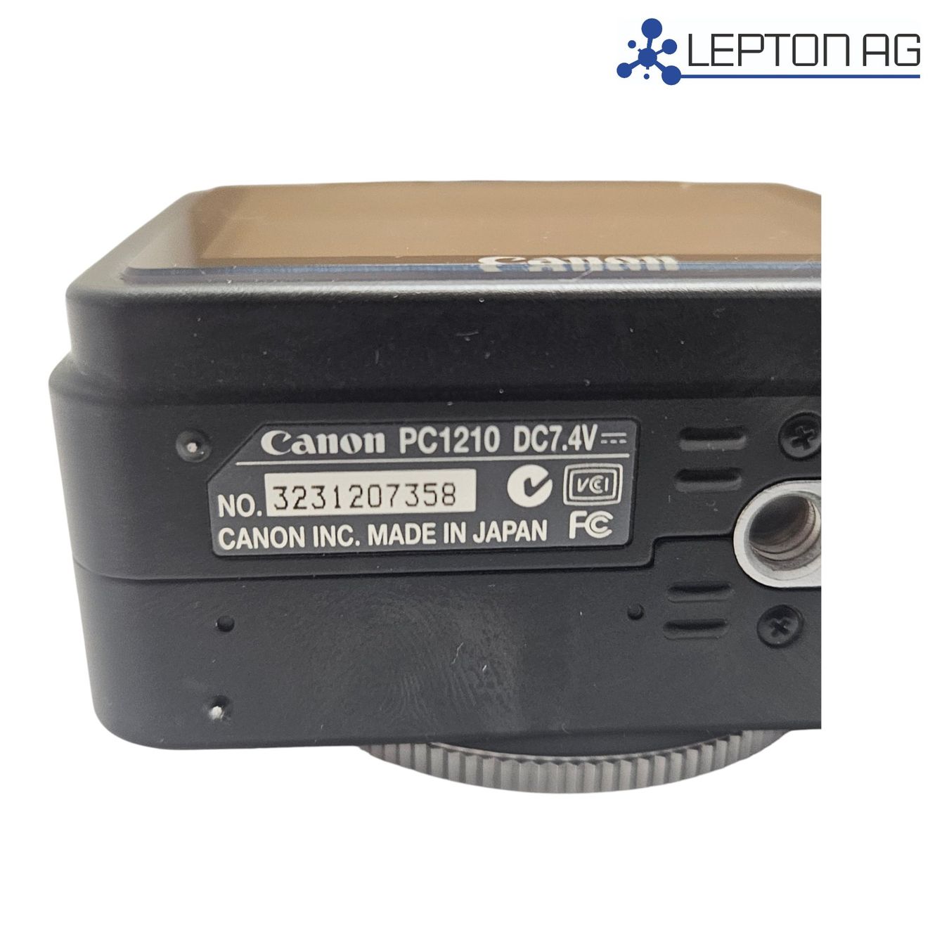 Canon Fotocamera: Canon PowerShot G7 Digitalkamera mit Ladegerät 10.0 MP – Usato da Niederdorf venduto da LeptonAG 1